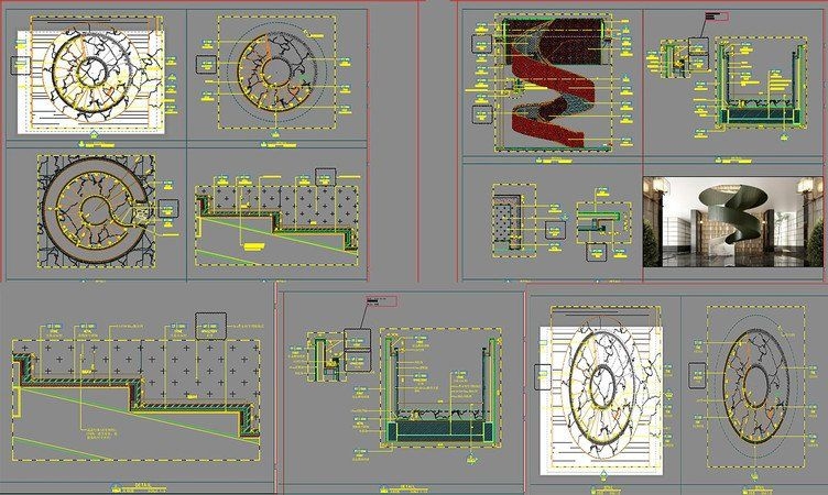有沒有螺旋樓梯立面圖CAD模板？（cad螺旋樓梯立面圖cad模板資源更新、可信度較高） 行業(yè)新聞 第2張