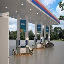 加油站罩棚的材質(zhì)有哪些選擇？（加油站罩棚的材質(zhì)選擇主要看你的預(yù)算和需求） 行業(yè)新聞 第4張