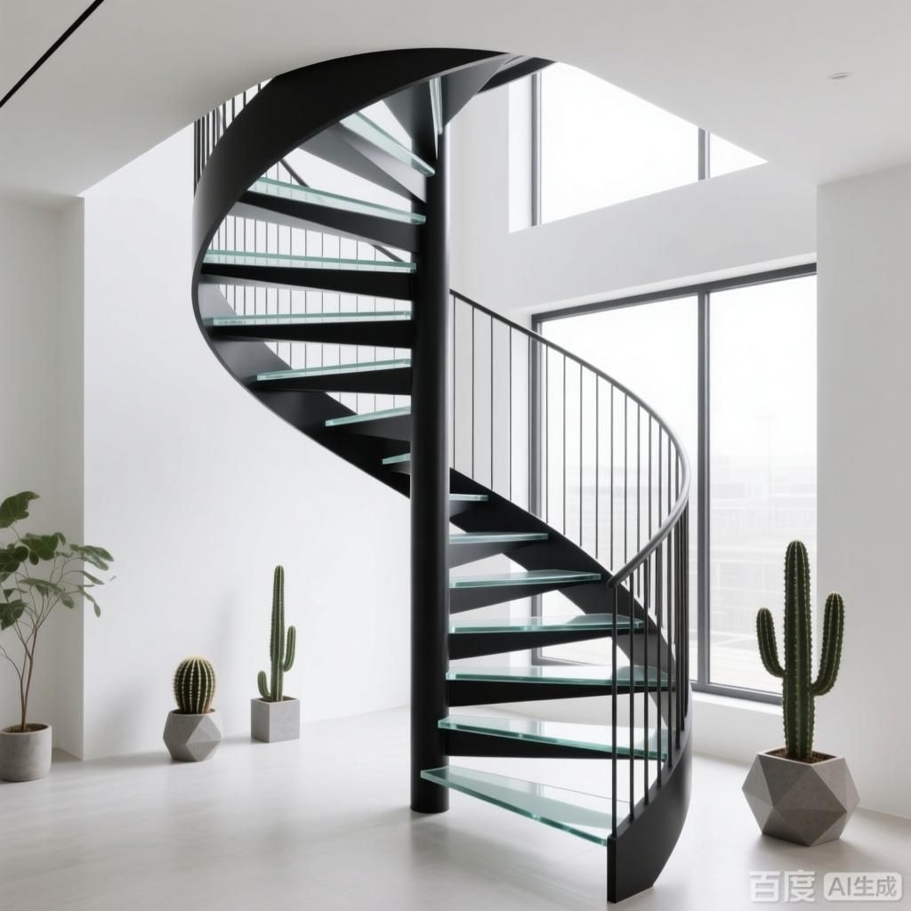 如何繪制現(xiàn)代簡(jiǎn)約風(fēng)格的螺旋樓梯效果圖？（如何繪制現(xiàn)代簡(jiǎn)約風(fēng)格的螺旋樓梯效果圖生成四張現(xiàn)代簡(jiǎn)約風(fēng)格） 行業(yè)新聞 第4張