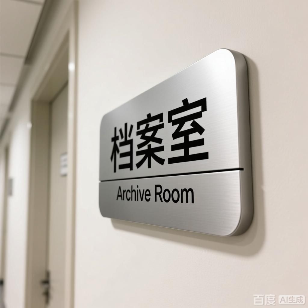 如何設計檔案室標識牌？（如何設計檔案室標識牌設計檔案室標識牌設計步驟） 行業(yè)新聞 第1張