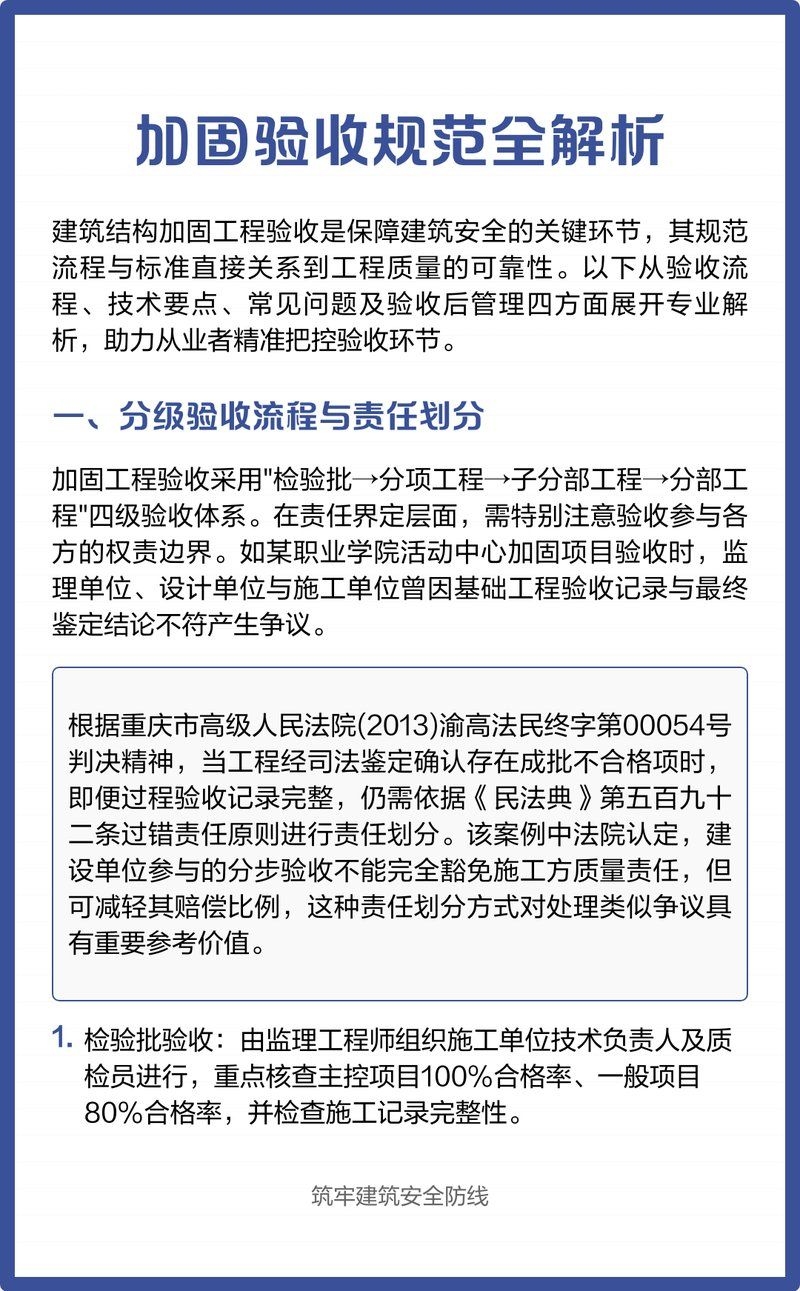 有哪些常見的加固工程驗收資料 行業(yè)新聞 第2張