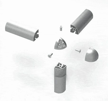 有沒有鋁型材連接動圖演示？（二十種鋁型材連接方式詳解） 行業(yè)新聞 第15張