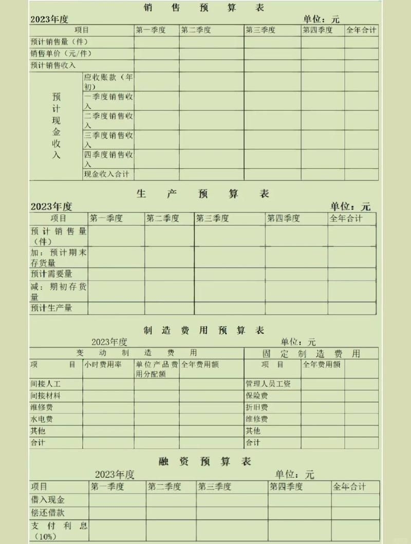 有沒(méi)有更詳細(xì)的預(yù)算表模板（18張預(yù)算表模板快樂(lè)奔向陽(yáng)光前要不要我） 行業(yè)新聞 第1張