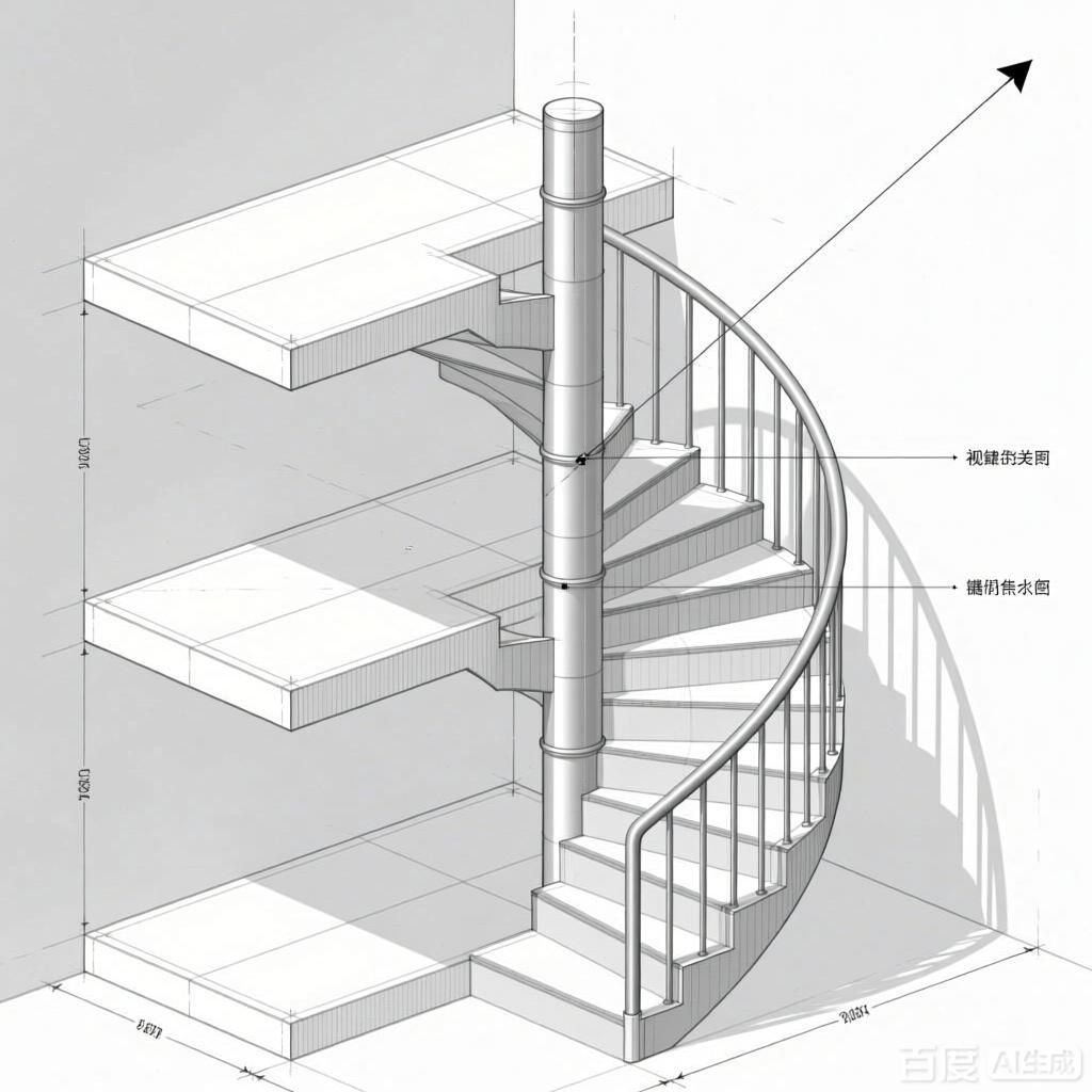 如何畫(huà)螺旋樓梯的透視效果？（如何畫(huà)螺旋樓梯的透視效果） 行業(yè)新聞 第2張