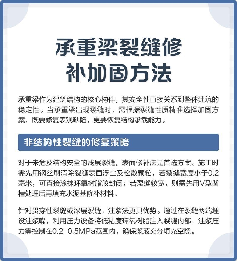 承重梁開裂后如何加固？（承重梁開裂后如何加固,承重梁開裂確實讓人揪心，尤其擔(dān)心房子安不安全） 行業(yè)新聞 第2張