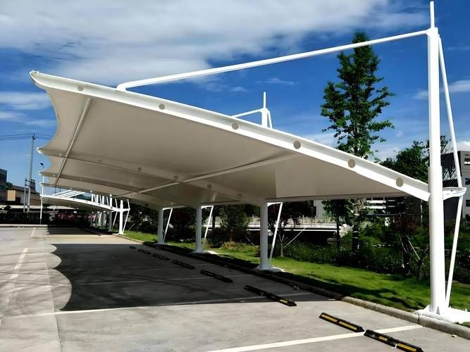 如何選擇適合的膜結(jié)構(gòu)車棚？（北京地區(qū)膜結(jié)構(gòu)車棚膜結(jié)構(gòu)車棚選擇工具防火、抗拉強度） 行業(yè)新聞 第2張