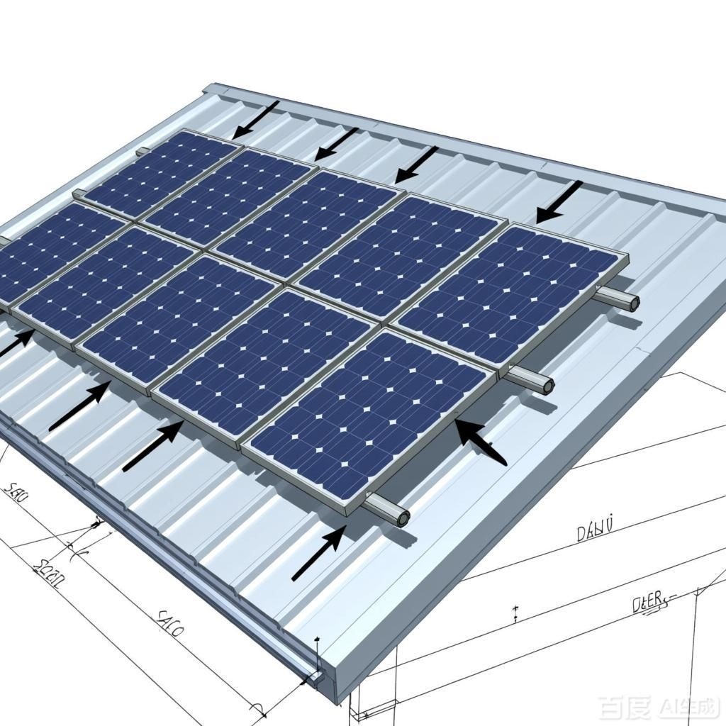 如何繪制彩鋼屋頂光伏安裝示意圖？（如何繪制彩鋼屋頂光伏安裝的示意圖？） 行業(yè)新聞 第2張