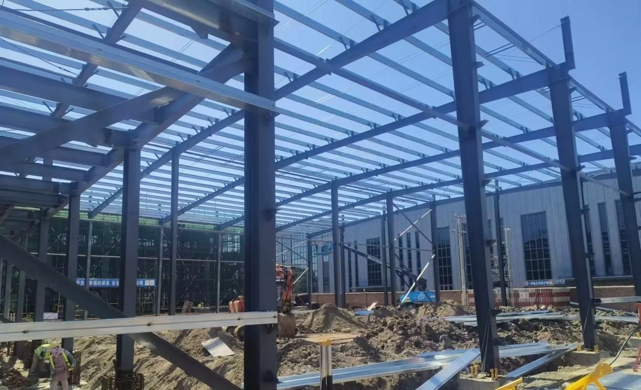 更多鋼結構廠房施工照片（如何繪制鋼結構廠房施工圖？） 行業(yè)新聞 第4張