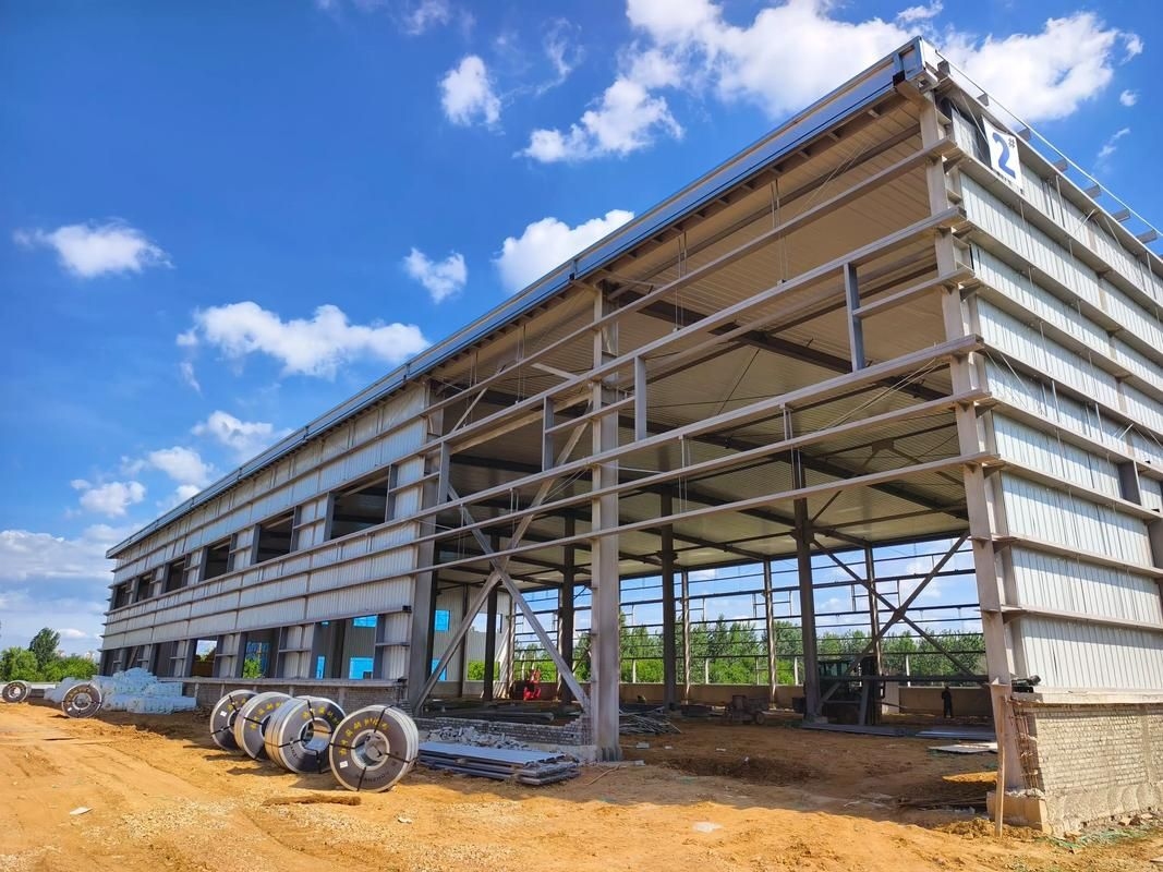 更多鋼結構廠房施工照片（如何繪制鋼結構廠房施工圖？） 行業(yè)新聞 第5張