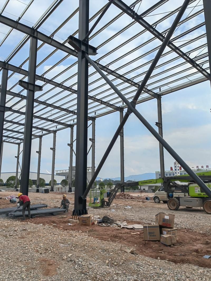 更多鋼結構廠房施工照片（如何繪制鋼結構廠房施工圖？） 行業(yè)新聞 第6張