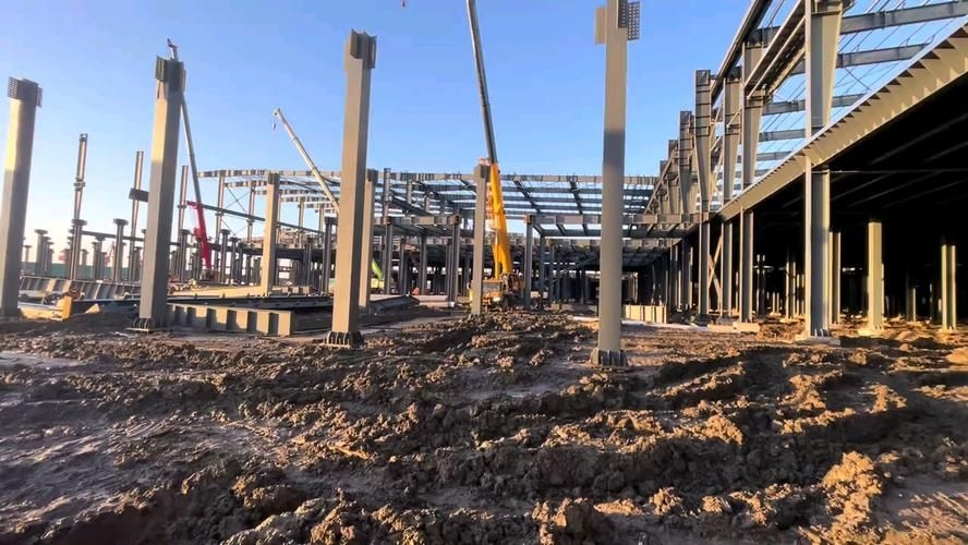 更多鋼結構廠房施工照片（如何繪制鋼結構廠房施工圖？） 行業(yè)新聞 第15張