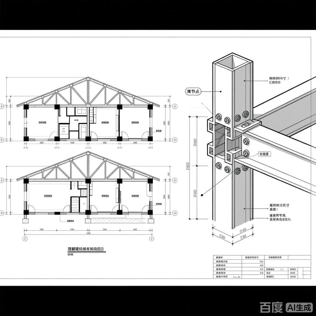 如何繪制二層鋼結(jié)構(gòu)框架圖？（如何繪制二層鋼結(jié)構(gòu)框架圖） 行業(yè)新聞 第4張
