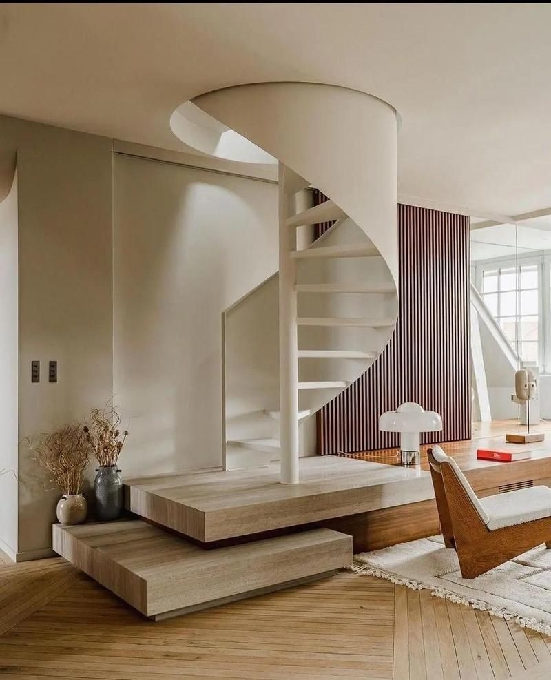 再給我?guī)讉€(gè)螺旋樓梯的設(shè)計(jì)案例 行業(yè)新聞 第1張