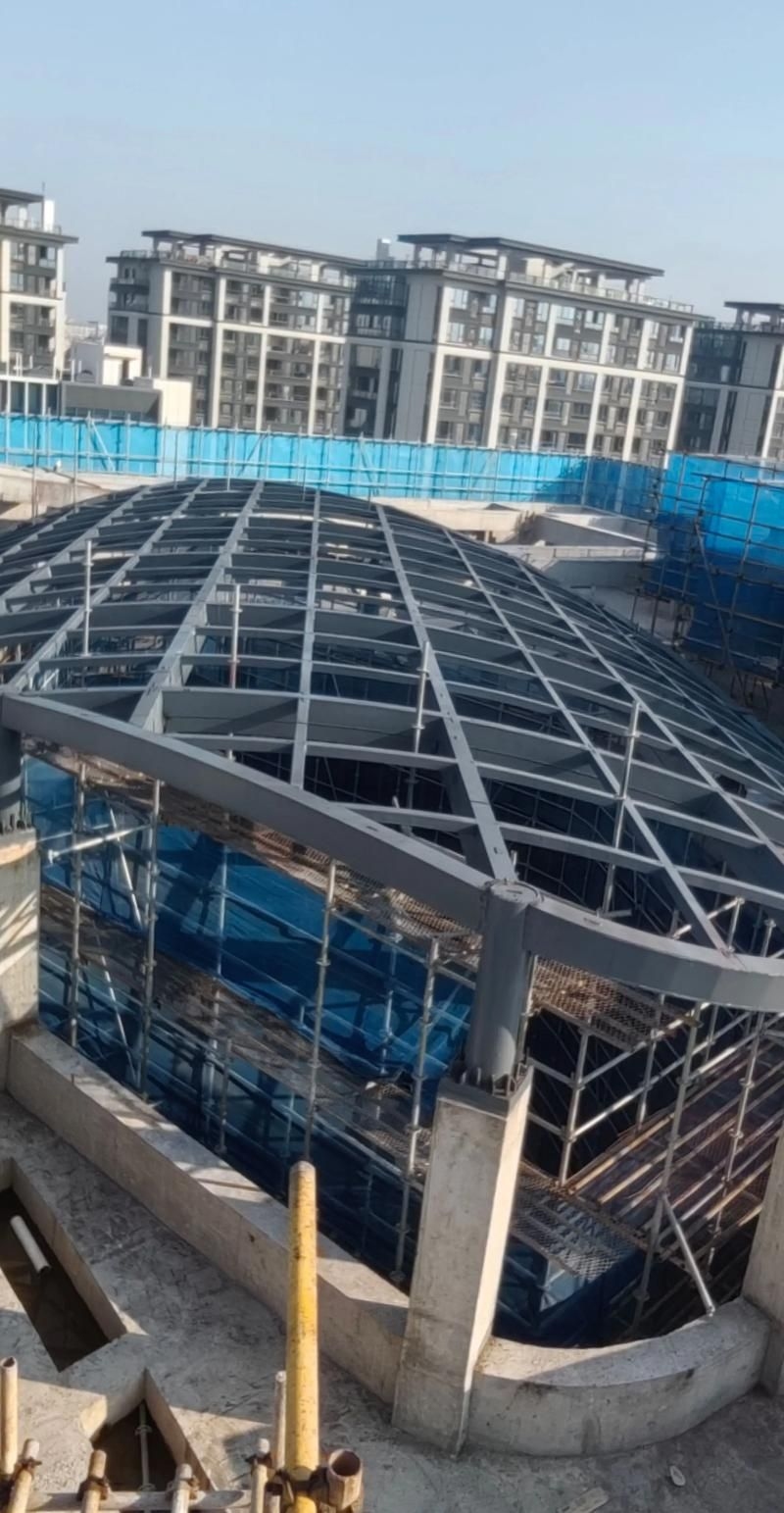 如何控制采光頂鋼結(jié)構(gòu)焊接變形？（北京某大型商業(yè)體橢圓采光頂鋼結(jié)構(gòu)焊接變形控制方法） 行業(yè)新聞 第3張