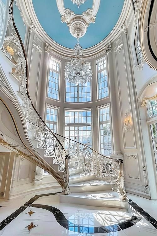 給我一些螺旋旋轉(zhuǎn)樓梯的設(shè)計(jì)圖（給我一些螺旋旋轉(zhuǎn)樓梯的設(shè)計(jì)圖,展開(kāi)美學(xué)表現(xiàn)力和空間高效利用） 行業(yè)新聞 第5張