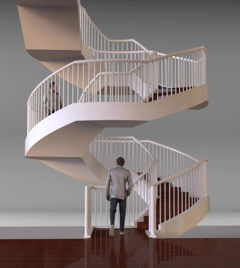 給我一些螺旋旋轉(zhuǎn)樓梯的設(shè)計(jì)圖（給我一些螺旋旋轉(zhuǎn)樓梯的設(shè)計(jì)圖,展開(kāi)美學(xué)表現(xiàn)力和空間高效利用） 行業(yè)新聞 第17張