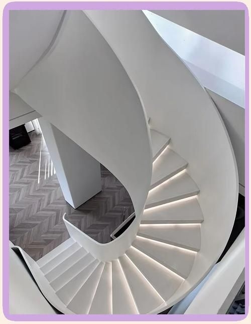 給我一些螺旋旋轉(zhuǎn)樓梯的設(shè)計(jì)圖（給我一些螺旋旋轉(zhuǎn)樓梯的設(shè)計(jì)圖,展開(kāi)美學(xué)表現(xiàn)力和空間高效利用） 行業(yè)新聞 第26張