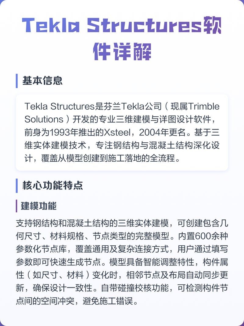 有哪些鋼結(jié)構(gòu)模型制作軟件？（teklastructures和prosteel哪個好） 行業(yè)新聞 第1張