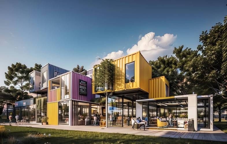 有沒有更多集裝箱設(shè)計圖片（112個集裝箱改造成現(xiàn)代別墅，集裝箱設(shè)計案例合集） 行業(yè)新聞 第11張