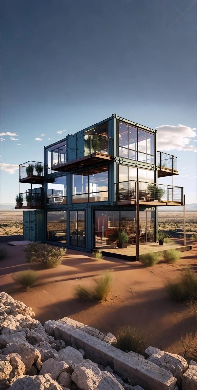 有沒有更多集裝箱設(shè)計圖片（112個集裝箱改造成現(xiàn)代別墅，集裝箱設(shè)計案例合集） 行業(yè)新聞 第21張