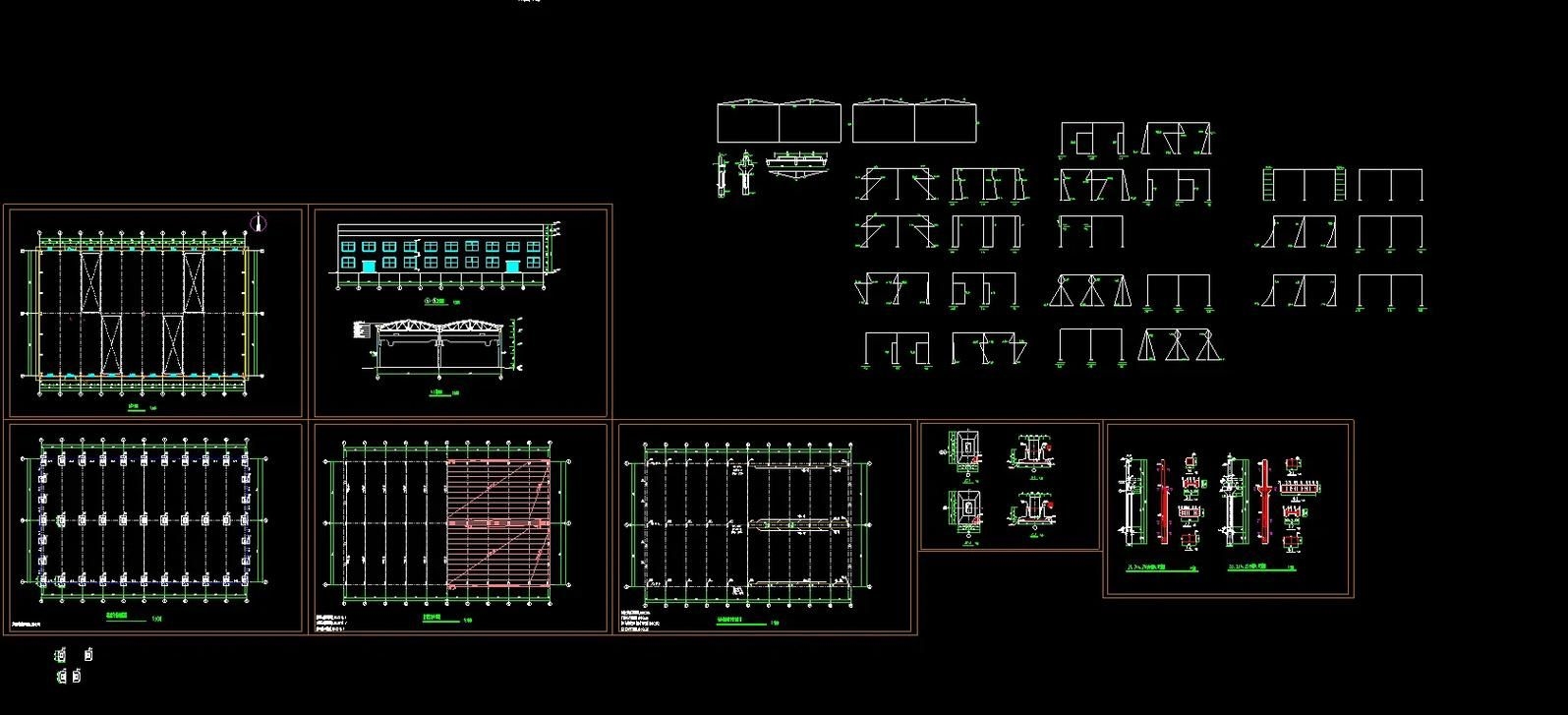 給我一份鋼結構廠房設計圖（一套完整的鋼結構廠房設計圖） 行業(yè)新聞 第10張
