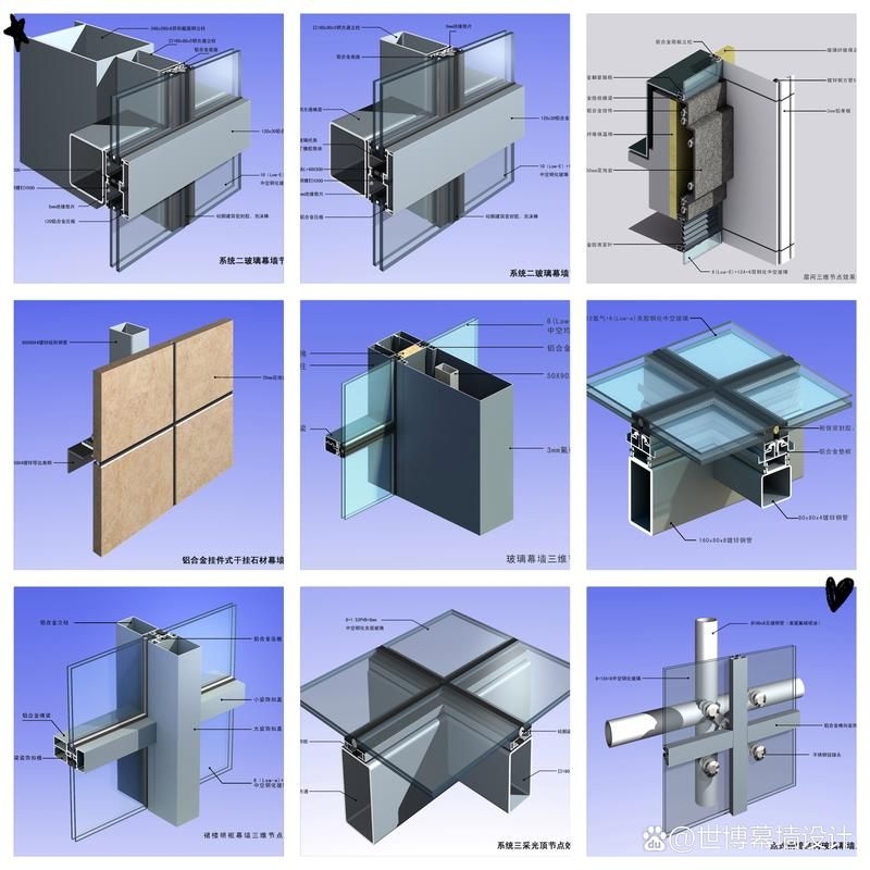 鋼結(jié)構(gòu)幕墻圖紙中哪些細(xì)節(jié)最重要？ 行業(yè)新聞 第13張